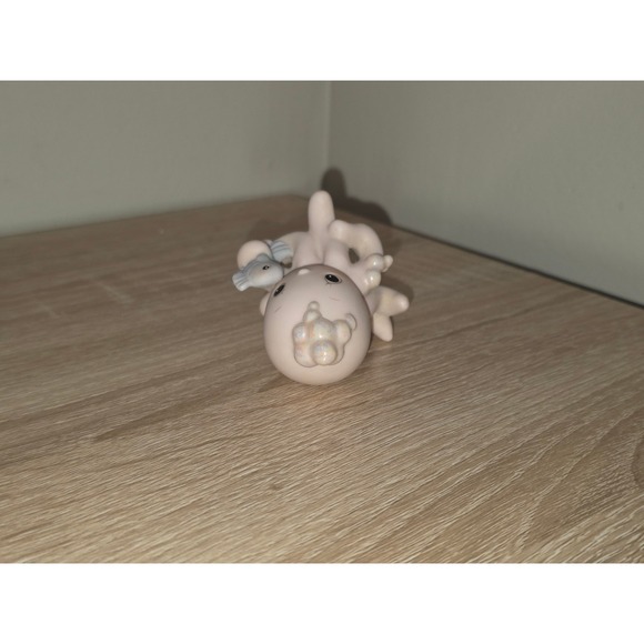 Precious Moments Octopus with Fish Porcelain Figurine 1992 Peach 527769 - Picture 5 of 6